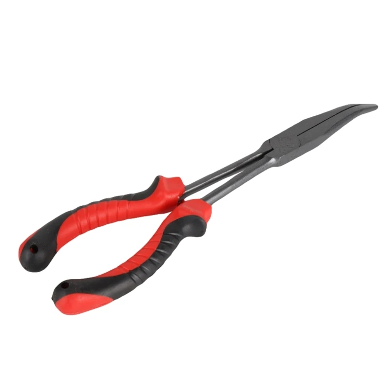 

11inches Fishing Pliers Long Reach Hook Remover Fisherman Tool Plier Silicone Handle Alloy Gripper