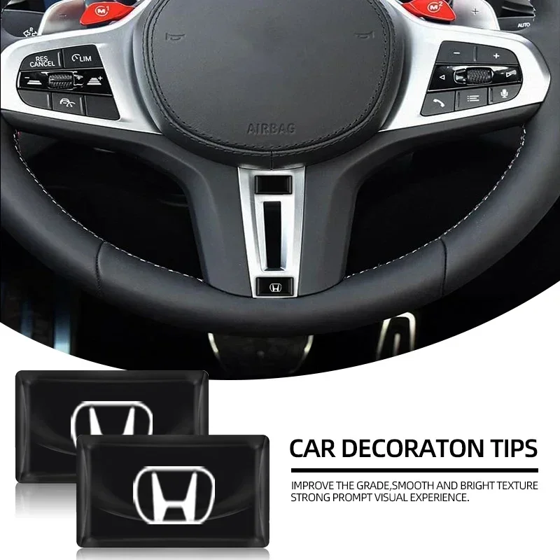 Автомобильный руль маленькая наклейка 10 шт. 3D украшение автомобиля внутренняя