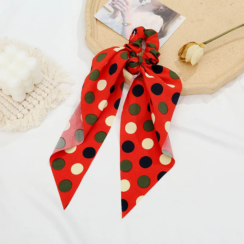 Аксессуары для волос с цветочным принтом Yanwenx летняя Цветочная Женская резинка