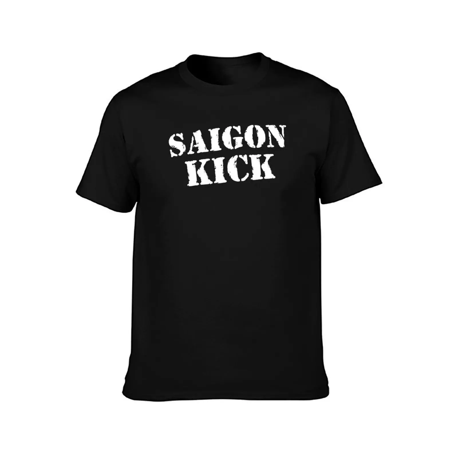 Фото Футболка Saigon Kick Basic, однотонная, на все сезоны №2