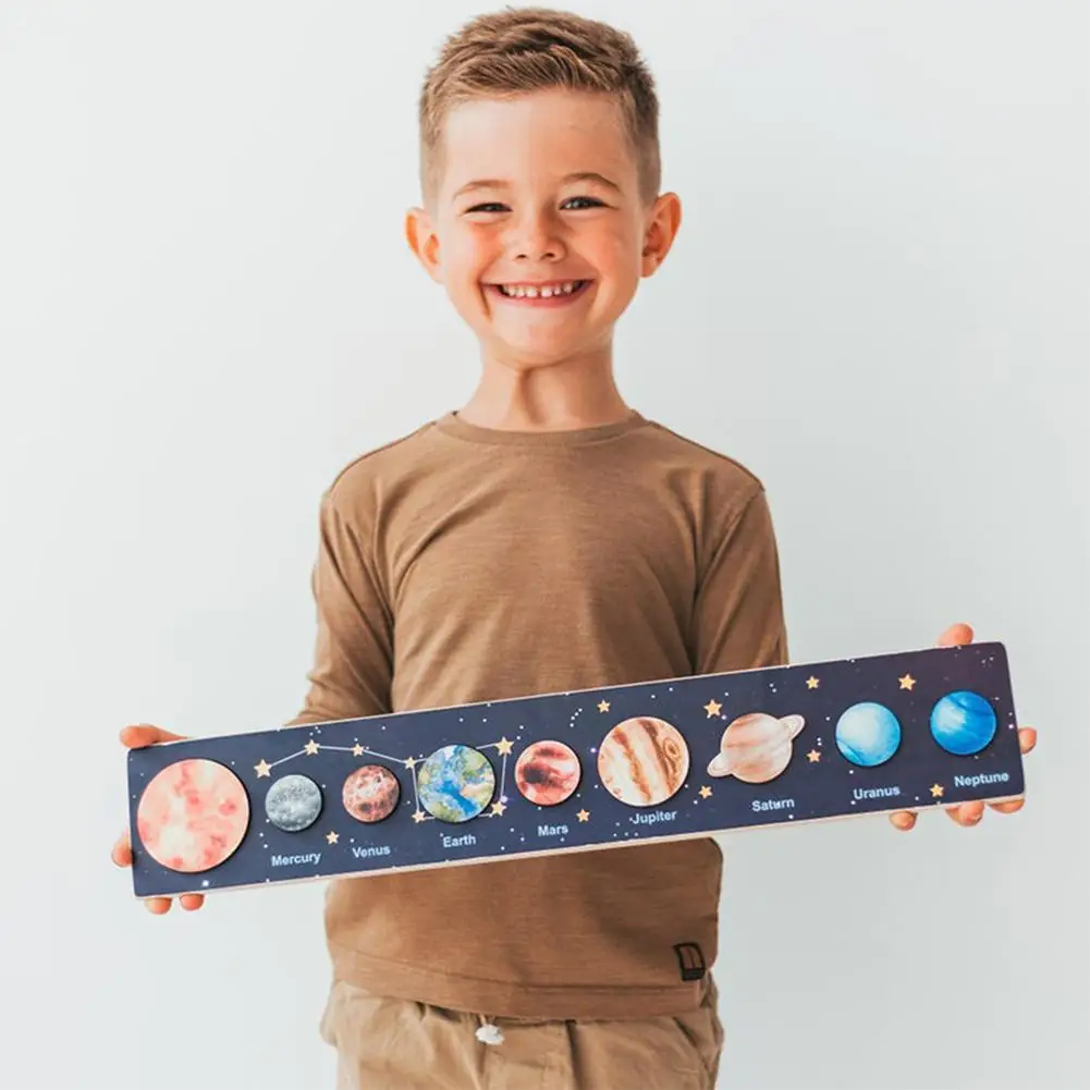 

Детский 3D-пазл на солнечной батарее T9o2, развивающая головоломка с космическими звездами, планетами