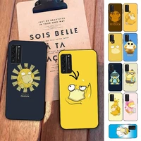 bandai psyduck phone case for huawei honor 10 i 8x c 5a 20 9 10 30 lite pro voew 10 20 v30