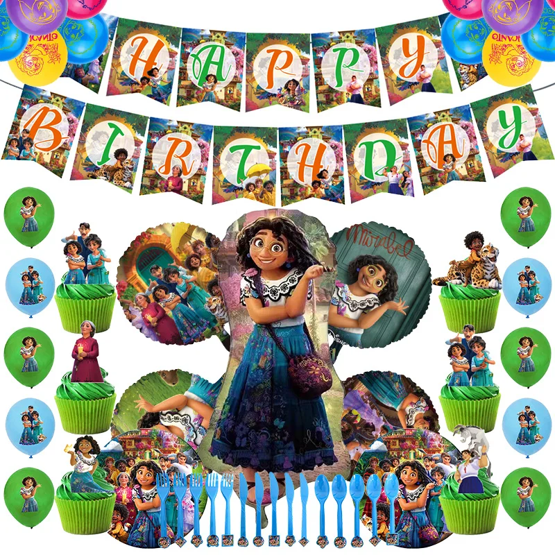 Декоративные латексные шары для дня рождения Disney одноразовая посуда баннер