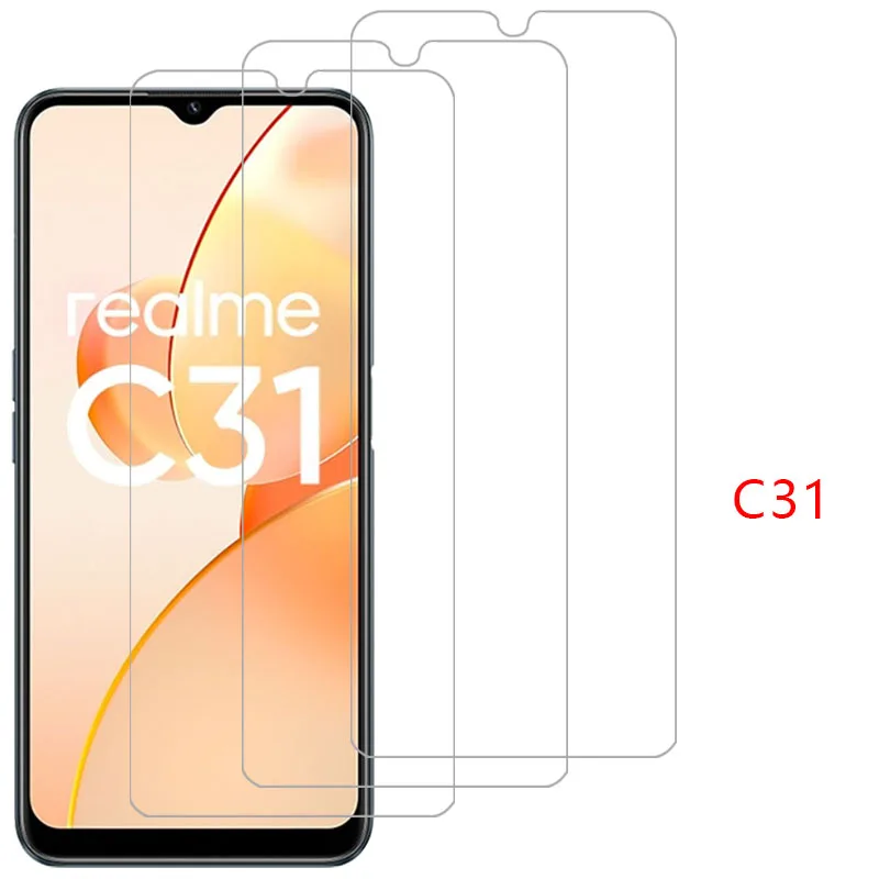 Защита экрана для realme c31 защитное закаленное стекло на realmec31 c 31 31c пленка телефона