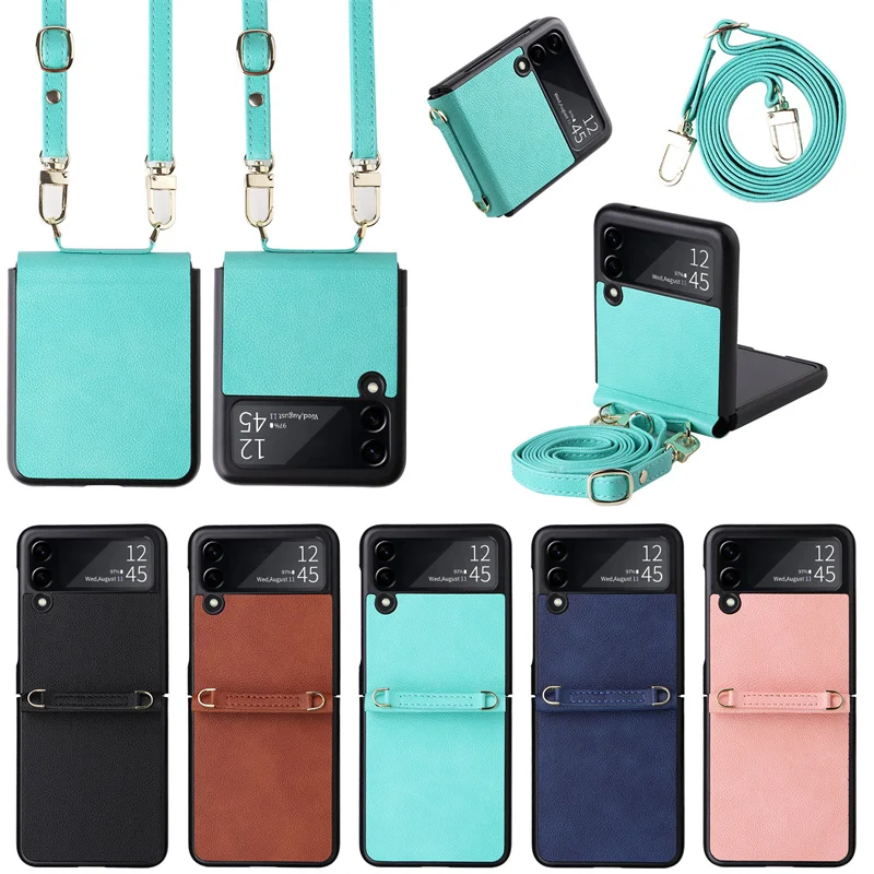 

For Samsung Galaxy Zflip3 5G Wallet Flip Smooth Leather PU Lambskin Phone Case For Galaxy Z Flip3, SM-F711B, SM-F711U,Phone Case