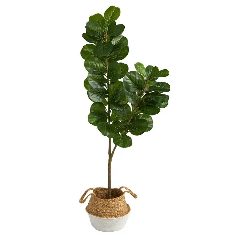 

Fiddle Leaf Fig Artificial Tree in Planter