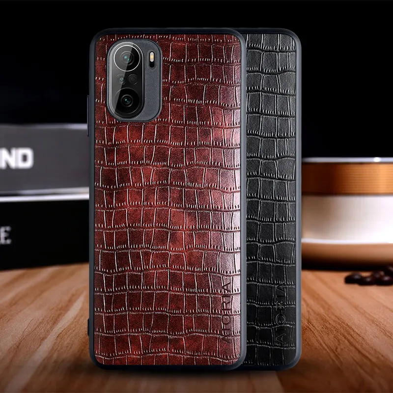 

Case for Xiaomi Poco F3 NFC 5G Funda Luxury Crocodile Pattern Leather Soft TPU Hard Phone Cover for Xiaomi Poco F3 Nfc 5g Case