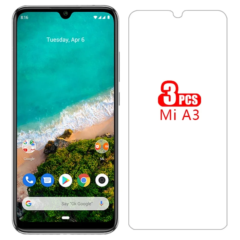 чехол для xiaomi mi a3 защитная пленка экрана закаленное стекло на xiaomia3 mia3 my 3a защитный