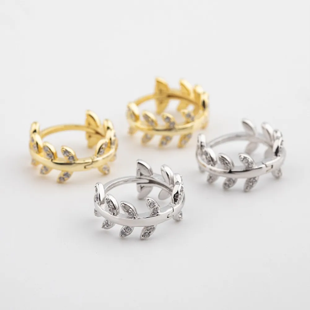 

New Sterling Silver Stud Earrings Girls Trend Personality Fashion Silver Earrings with Diamonds Temperament Earrings