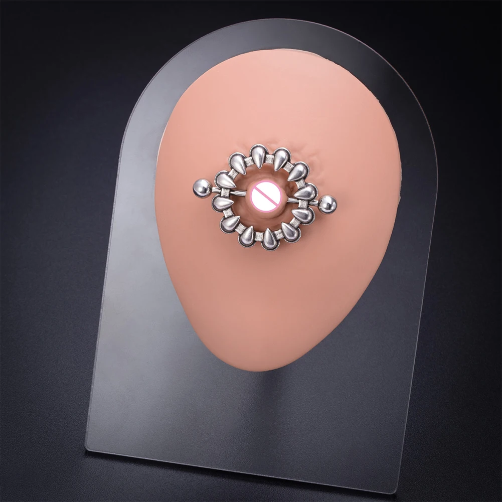 1 шт. силиконовая модель человеческого рота носа уха языка лица с