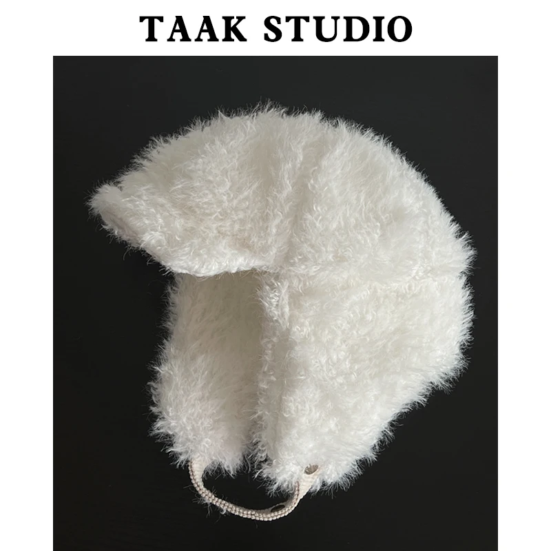 Rich Homegirl Same Sle Синьцзян Путешествия Белый Искусственный Мех Шляпа Лей Фэн Женская