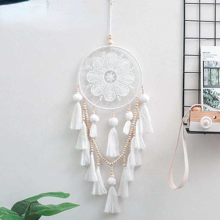 

Dream Catcher Room Decor Feather Weaving Catching Up The Dream Angle Dreamcatcher Wind Chimes Indian Style Religious Mascot
