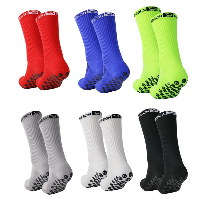 

2023 Football Soccer Socks Non-Slip Men Cycling Women Anti Slip Sports Grip Socks 38-4