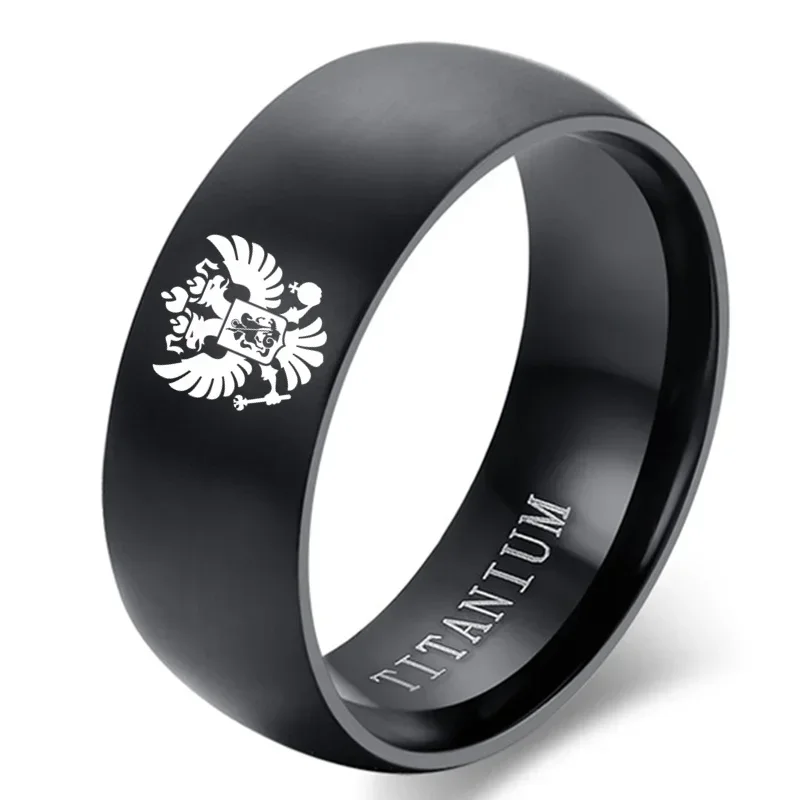 Аниме косплей русские кольца с орлом японский стиль анимация кольцо ювелирные