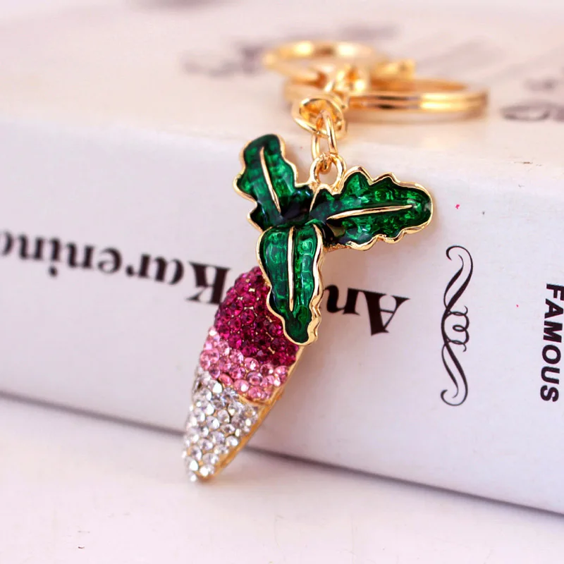 

Creative Cute Carrot Keychain Plant Accessories