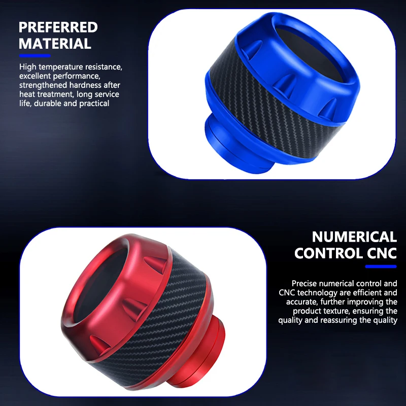 Алюминиевые универсальные мотоциклетные передние ползунки с защитой от падения