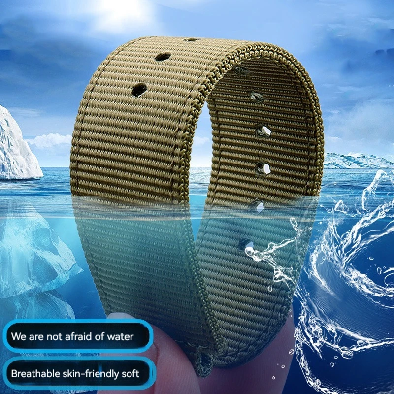 Фото Холщовый ремешок для часов TIMEX T2N720 T2N721 TW2R55500 series 24*16 мм, мужской ремешок для часов, браслет, спортивный нейлон с установочным инструментом №4