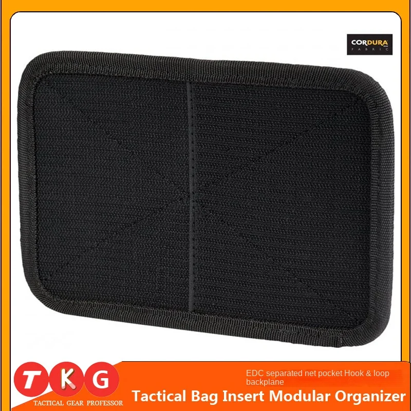 Crossbody Bag Tactical Adhesive Board Outdoor EDC Separated Net Pocket Hook & Loop Backboard Adhesive Vest Backpack Expansion Ki