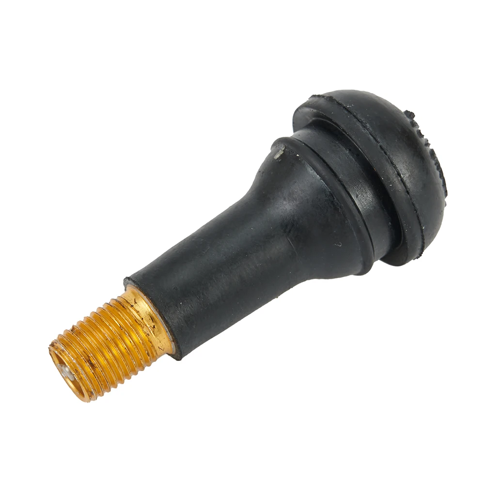 

Cap Valve Stems Accessory Black SET Tool Tubeless 10Pcs Snap In Type Exterior Replacement Durable High Quality