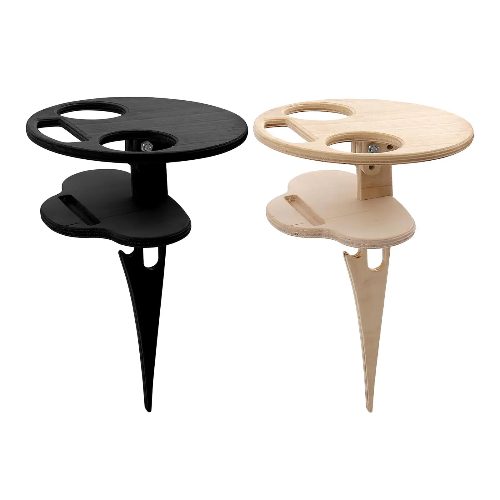 

Folding Picnic Furniture innovative wood Rack Bottle Holder