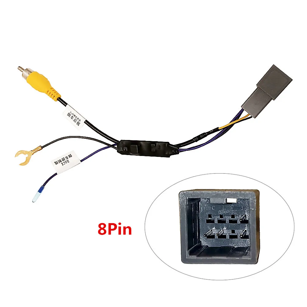 

8Pin для Honda Fit Greiz City, оригинальная фабрика, автомобильная камера, видеовыход, Автомобильная камера заднего вида, выход, видеоадаптер, кабель