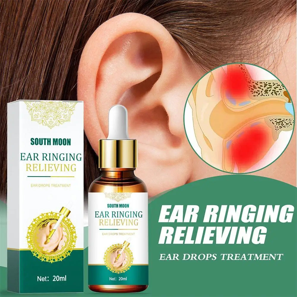 

20ml Tinnitus Ear Drops Ear Ringing Gentle Relieving Tinnitus Deafness Ear Swelling Discharge Otitis Media Fluid Ear Health Care