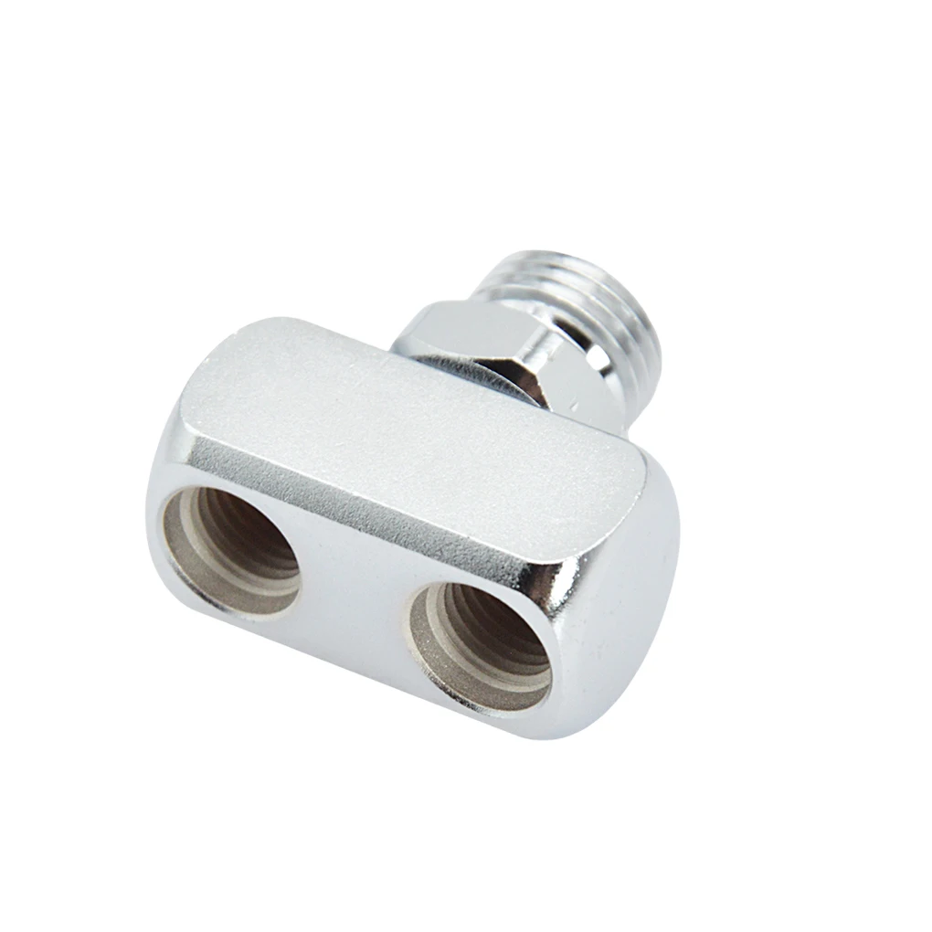 

Diving Low Pressure Hose Splitter Male to Female Regulator Inflation Tubes Plated Adapter Underwater Sports Supplies