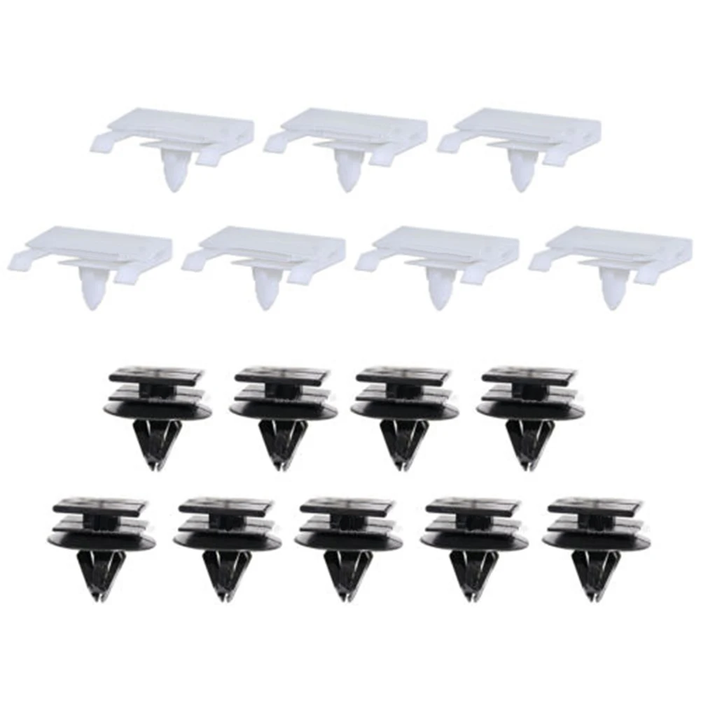 

1 Set Of 16 Side Skirt Clips 92138807/ 92138808 For Holden VE VF Commodore All New 7 X White Clips & 9 X Black Clips