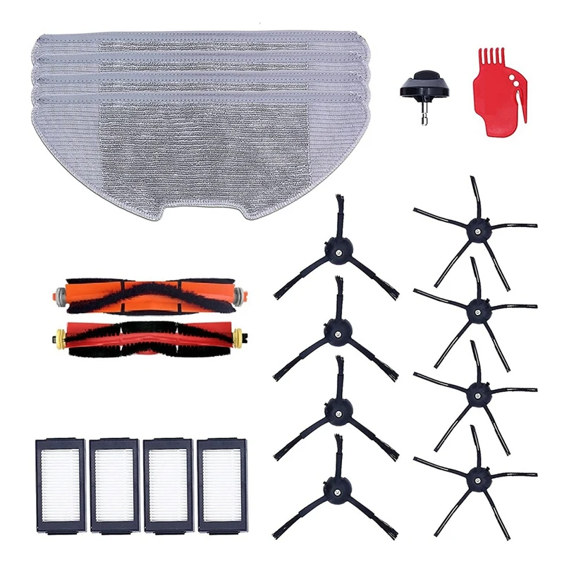 

Сменная роликовая щетка, боковые щетки, фильтры НЕРА Для роботов-пылесосов Xiaomi Mijia Pro, аксессуары