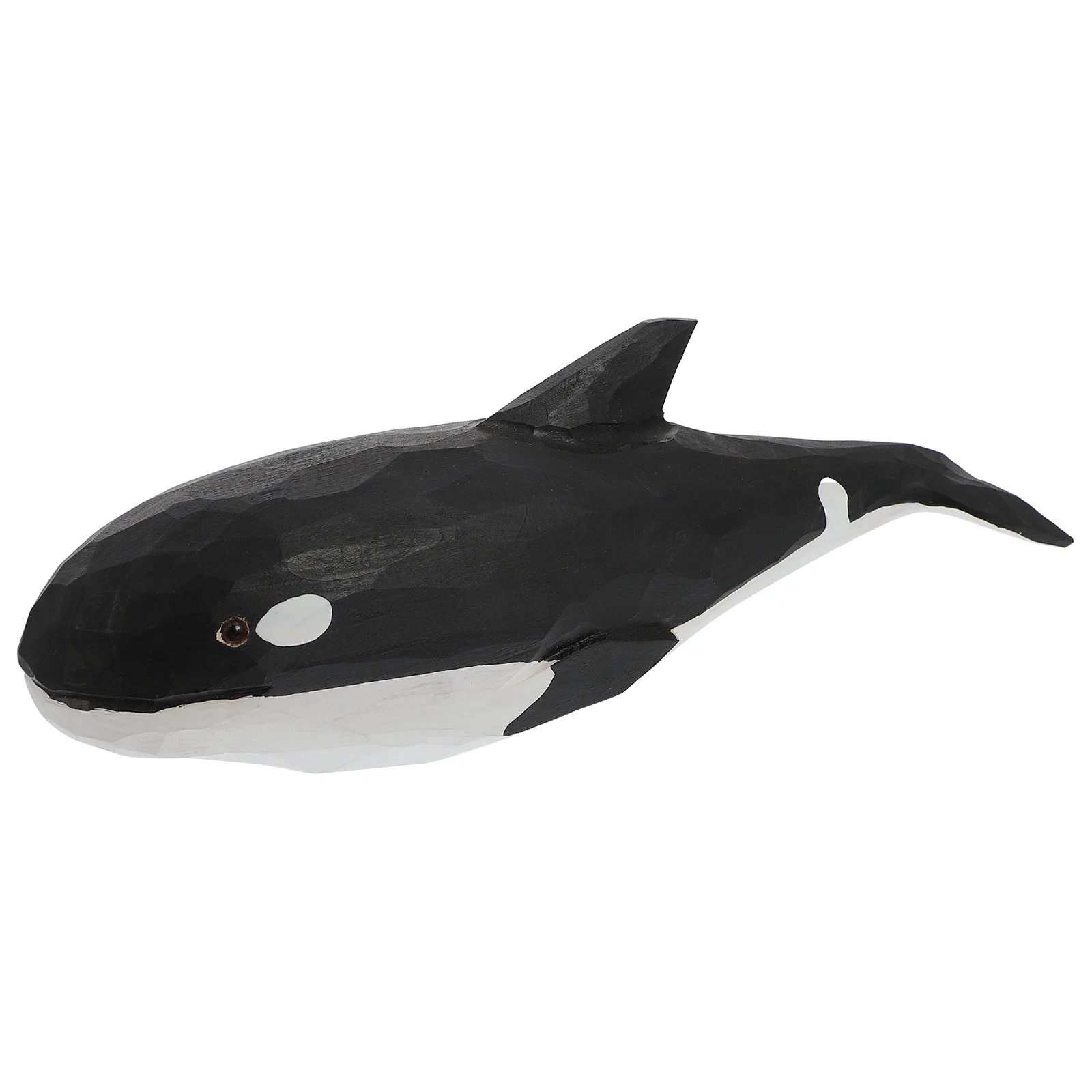 

Wooden Killer Whale Ornament Creative Killer Whale Desktop Adornment for Home
