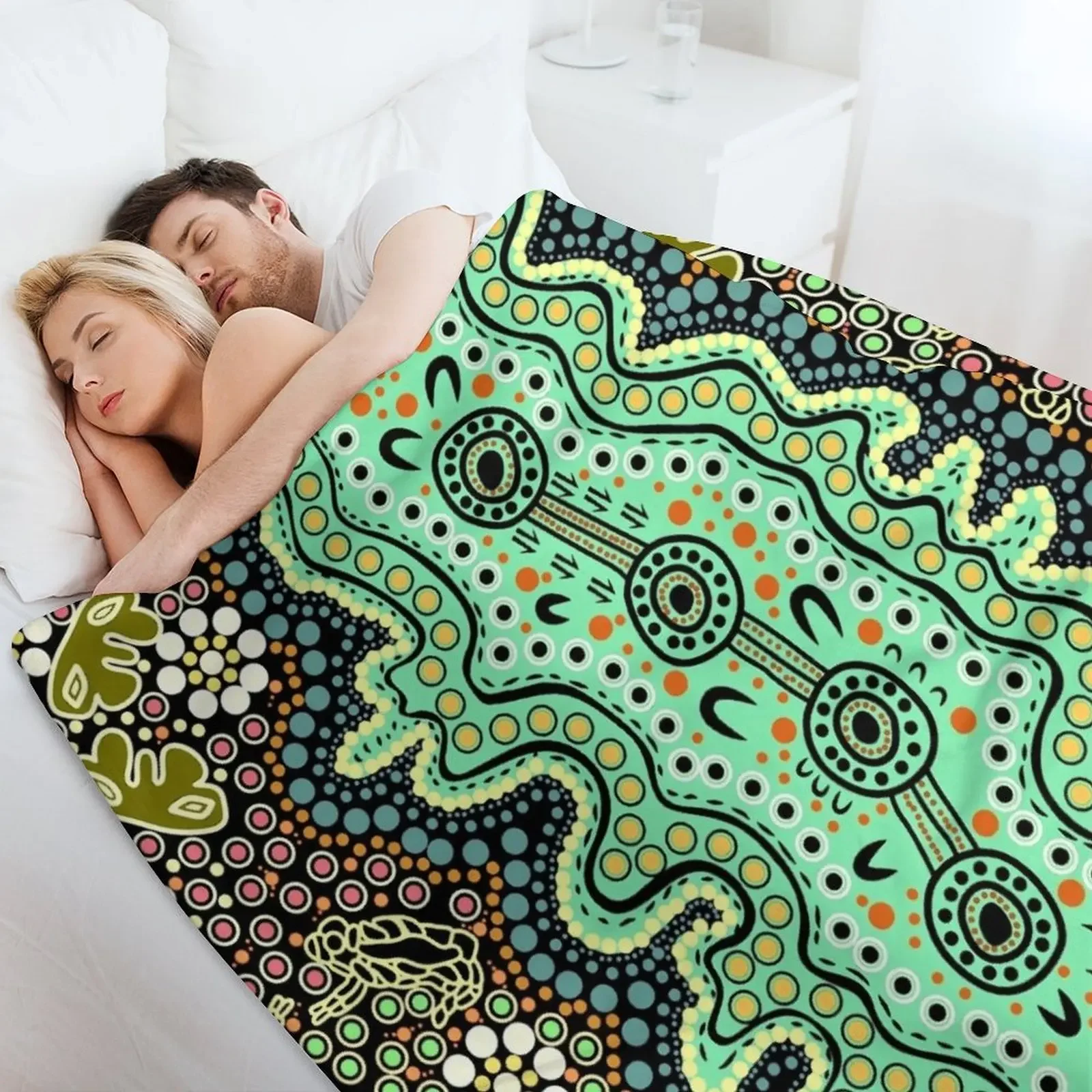 Yilawura - Wiradjuri word для приятного места в лагере одеяло персонализированные