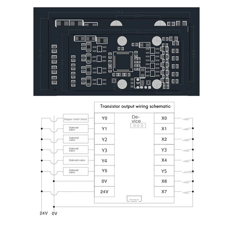 FX1N-10MT PLC промышленная Плата управления Модуль аналоговый вход/выход с релейным