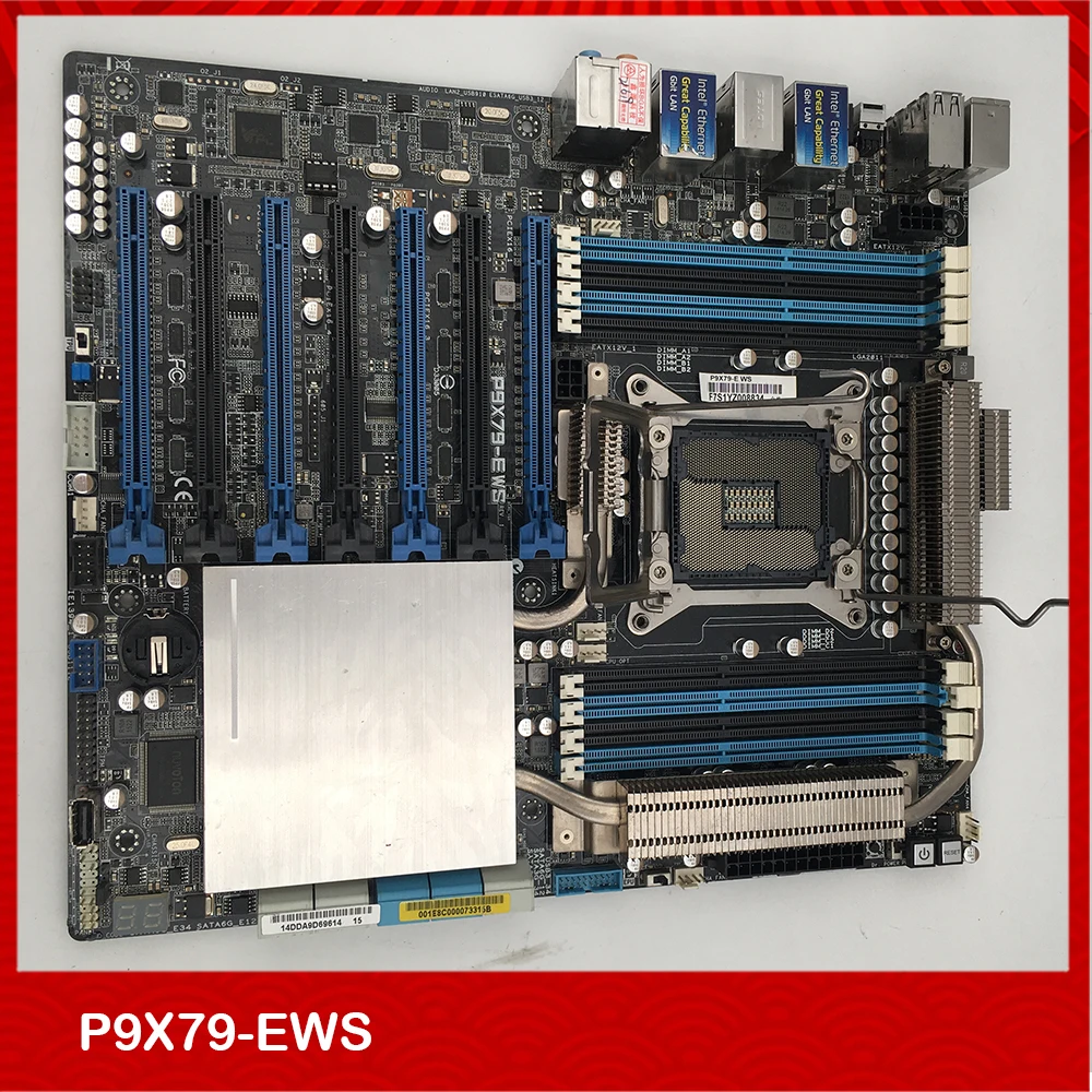 Workstation Motherboard For ASUS For P9X79-EWS 2011 SLI 64GB X79 Core i7 DDR3