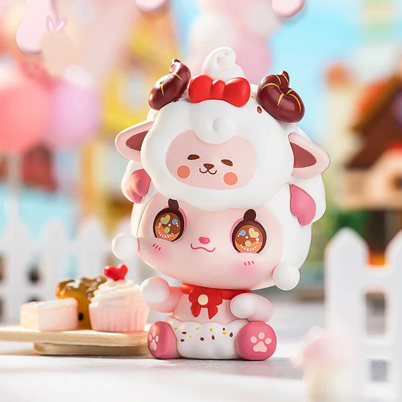 

Blind Box Toys MOEMOEMEOW Animal Dessert Party Surprise Box Guess Bag Kawaii Action Figure Caja Ciega for Girl Birthday Gift