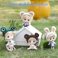 16cm bjd ob11 doll clothes anime theme hat animal knitting doll house berets ob11 doll hats universal accessory girls gifts