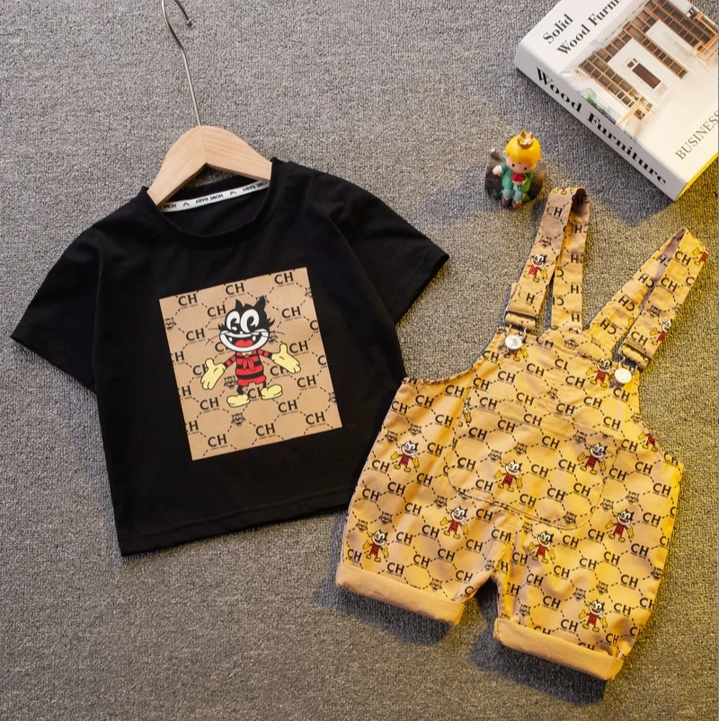 

0-6 Years Summer Boy Clothing Set 2022 New Casual Fashion Active Sport T-shirt+ Pant Kid Children Baby Toddler Boy Clothing