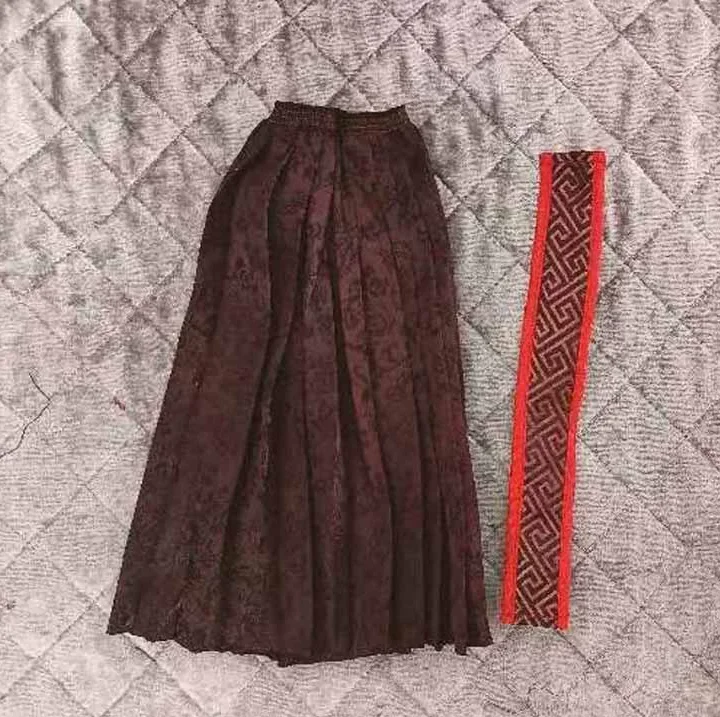 

1/6 Scale Men's Ancient Dress with Belt Model for 12''Figures DIY Accessories
