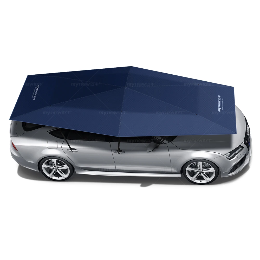 

Semi Automatic Car Umbrella Folded Portable Sunproof Shade Canopy Cover Universal Fit Car shade tent car umbrella shade
