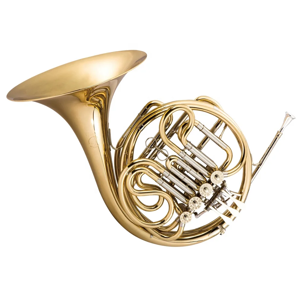 

Accept OEM Cheap Bb/F 4 Keys Double Gold French Horn