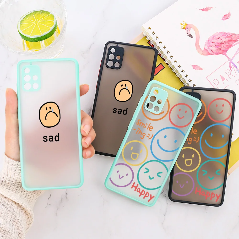 

S20 FE Case For Samsung A52S 5G Cases Hard Matte Coque Galaxy A51 A71 A21S A03S A13 A12 A32 A42 A70 A50 A72 S21 Ultra S21 Plus