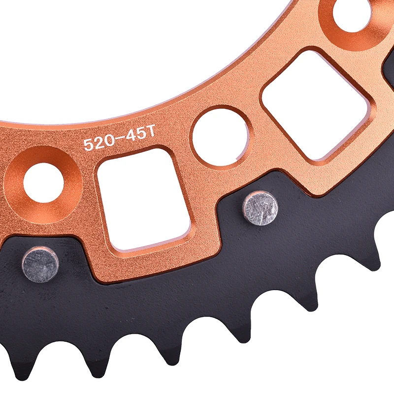 Комплект передних и задних звездочек из стали алюминия для двигателя Husqvarna 520 Enduro