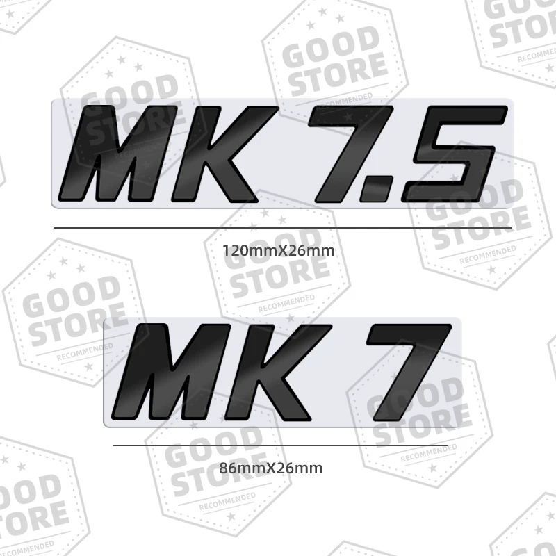 Фото Металлический корпус автомобиля для MK5 MK6 MK7 MK7 MK7.5 MK8 Polo Golf 5 6 7 глянцевый черный значок 3D задняя буква Эмблема багажника Наклейка авто аксессуар №3