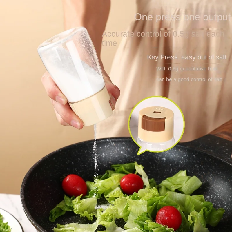 1 шт. Количественная банка для соли домашней кухни и приправ удобный дозатор