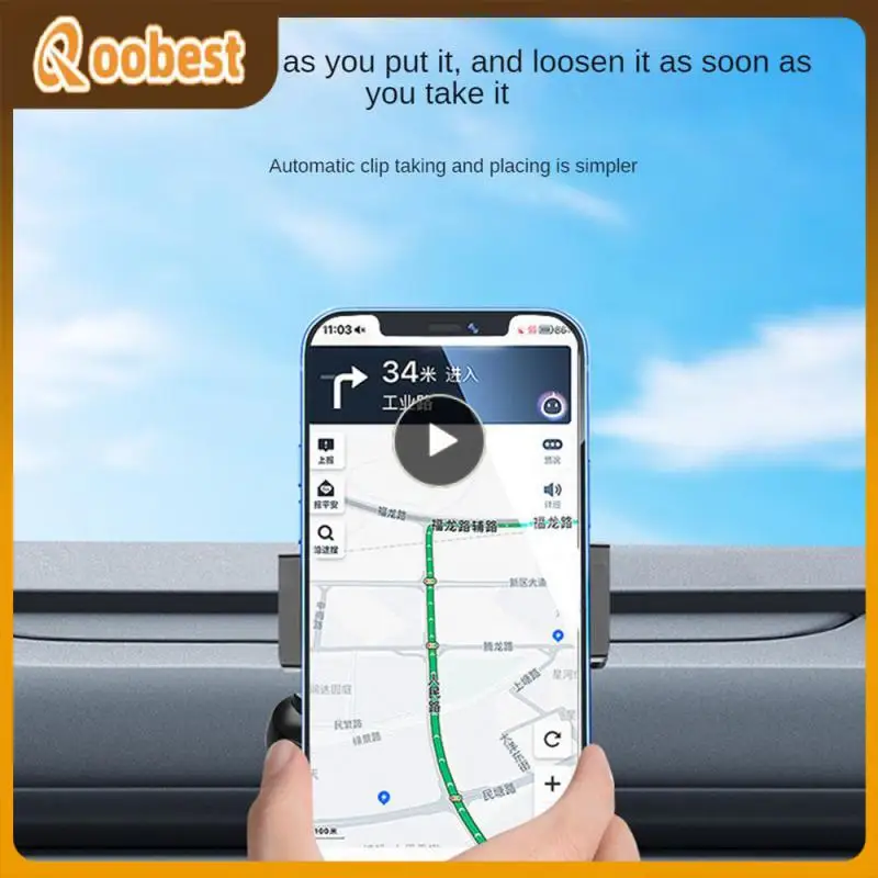 

Универсальный держатель для телефона, практичный Автомобильный держатель для телефона, многофункциональный держатель для телефона с вращением на 360 градусов, портативный