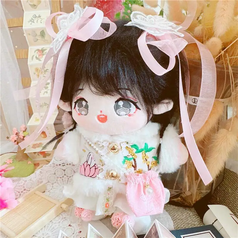 1SET 20cm Exo Doll Clothes Lotus Carambola Costume Skirt Dress Up Clothes Children Toy EXO Idol Dolls DIY Gift Doll Accessories images - 6