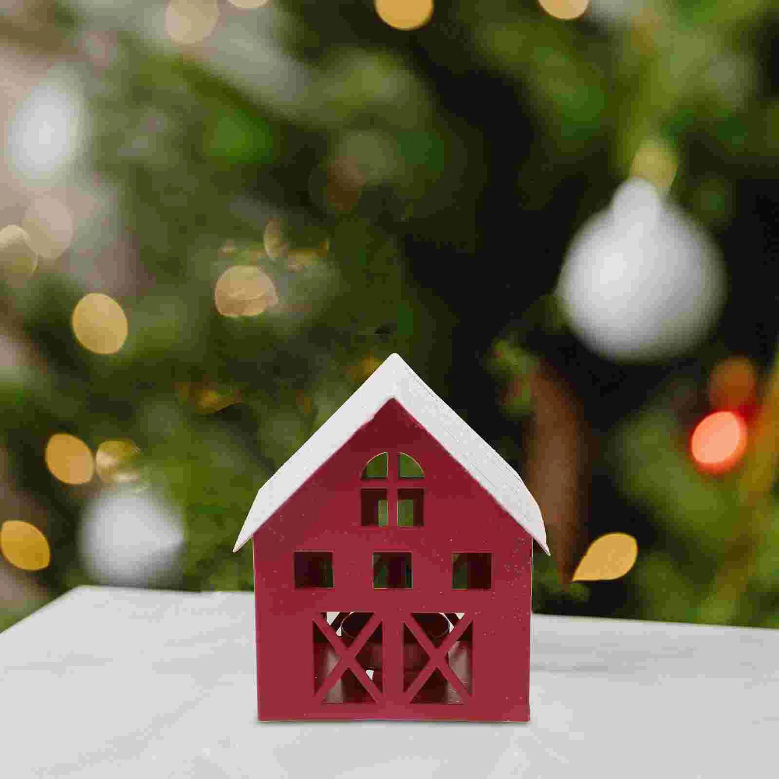 

Birthday Decoration Girl Christmas Village Houses Ornament Xmas Desktop Decorate