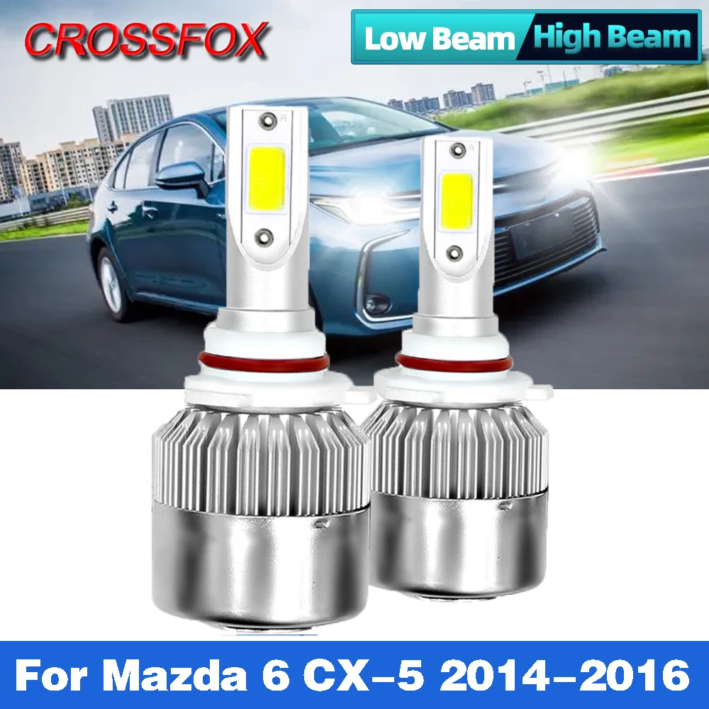 

90W LED Headlight Bulb H11 9005 HB3 Car Light Canbus LED Light Car LED Lamp LED Headlights For Mazda 6 CX-5 2014 2015 2016