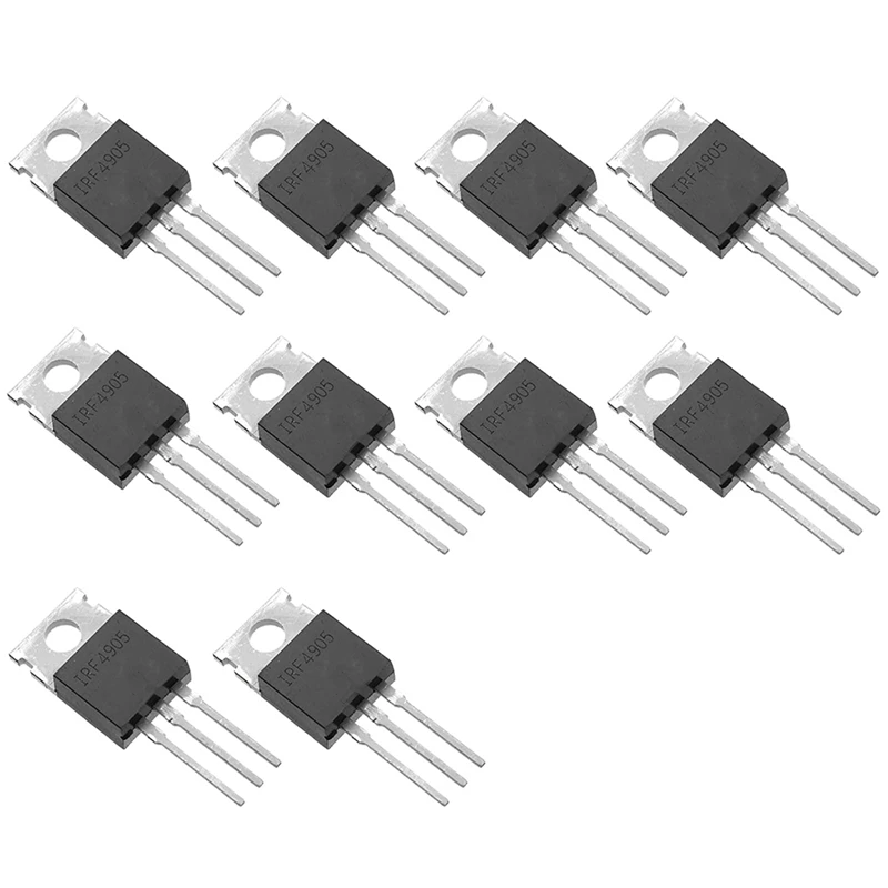

10 шт., транзистор IRF4905PBF IRF4905 TO-220 TO220 IRF4905P MOSFET P