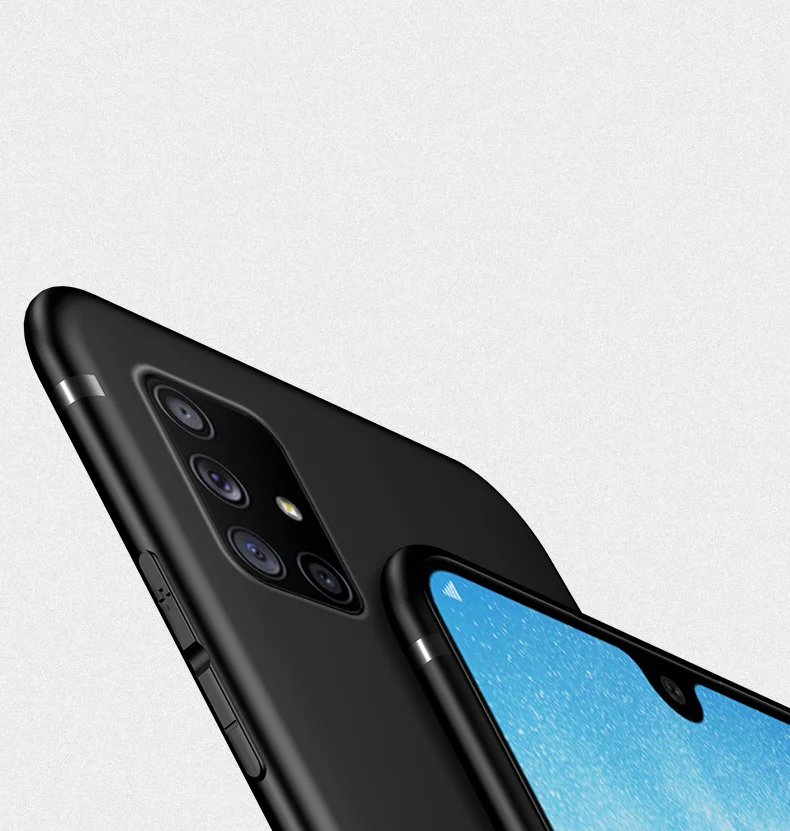 

Suitable For Samsung Galaxy A71 5G/A714G CaseSoft Silicone Case Frosted Personalized Fall Protection Shell Black