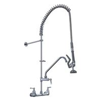 deck mounted type commercial kitchen pre rinse faucet pull outpull down with high quality
